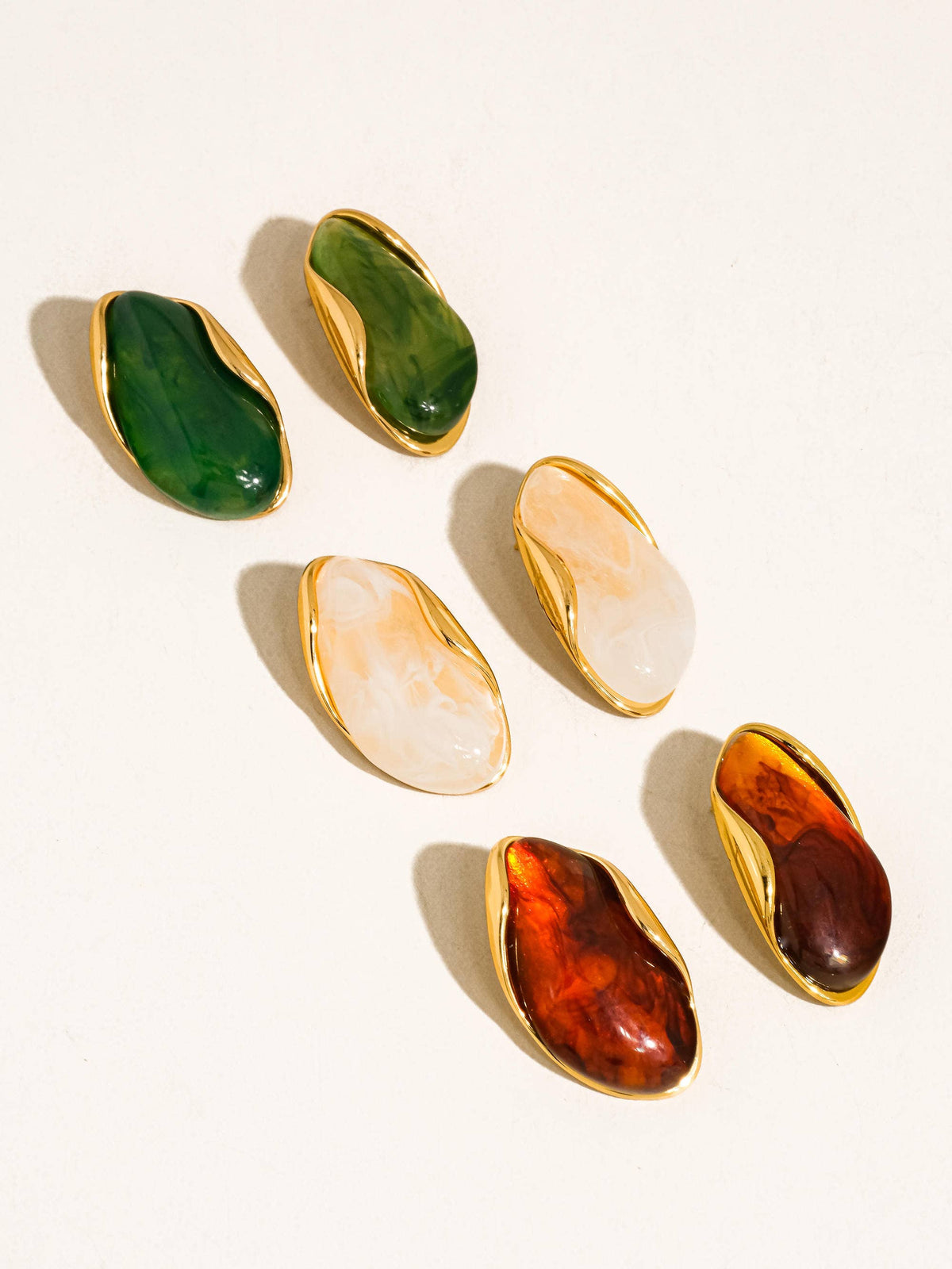 Maélie Resin Drop Earrings