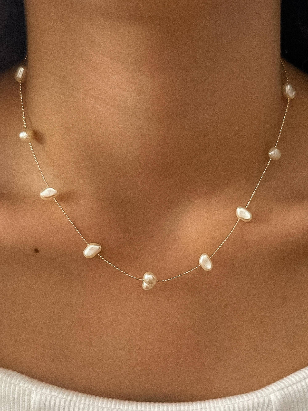Petite Pearl Necklace